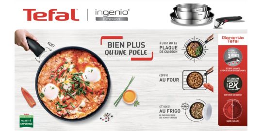 Batterie de cuisine TEFAL Ingenio Emotion 5 pcs