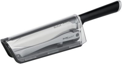 couteau chef tefal ever sharp couteau + aiguiseur