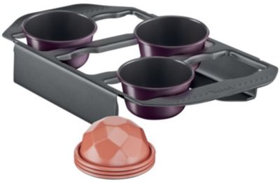 Tefal Creabake J3040204 Backform-Halter Für 6 Einsätze – Grau, Kompatibel Mit Allen Creabake-Formen