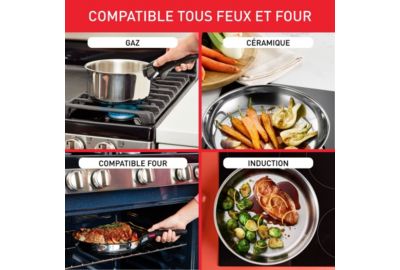 Batterie de cuisine TEFAL Ingenio Emotion 10pcs