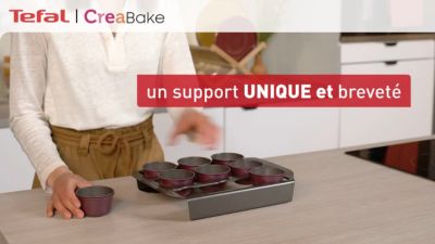Voir la vidéo pour TEFAL Creabake 3 moules à petite baguette