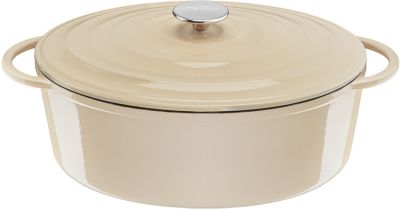 Cocotte TEFAL Fonte LOV faitout 34cm beige