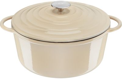 Cocotte TEFAL Fonte LOV faitout 29cm beige