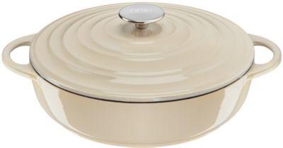 Cocotte TEFAL Fonte LOV sauteuse 28cm beige