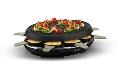 Raclette TEFAL RE31E810 eco 8 coupelles noir