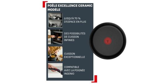 Sauteuse TEFAL Ingenio Excellence Ceramic 18cm