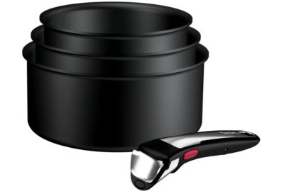 Batterie de cuisine TEFAL Ingenio Excellence 3 casseroles + poign