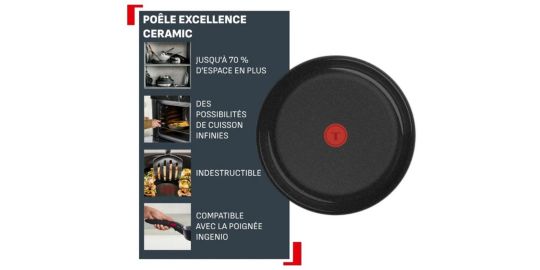 Poêle TEFAL Ingenio Excellence Ceramic 22cm