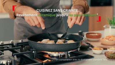 Voir la vidéo pour Poêle TEFAL Ingenio Excellence Ceramic 26cm