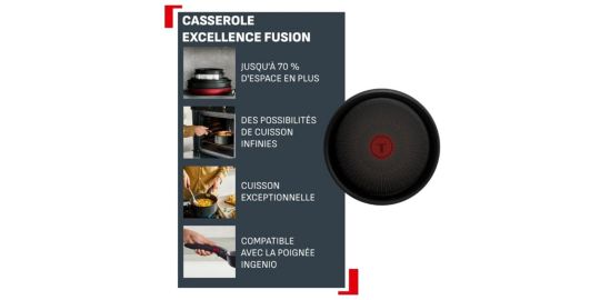 Casserole TEFAL Ingenio Excellence 20cm