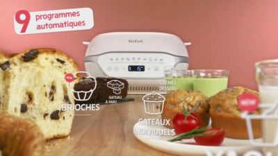 Voir la vidéo pour TEFAL Cake Factory Infinity KD850110