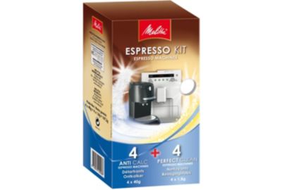 Produit de Nettoyage MELITTA Espresso Kit 4 détartrants + 4 nettoyant