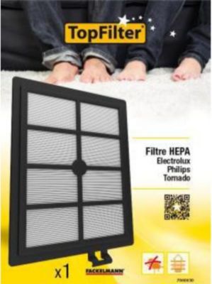 Filtre Hepa pour aspirateur Electrolux, Philips et Tornado 7060650 La pièce