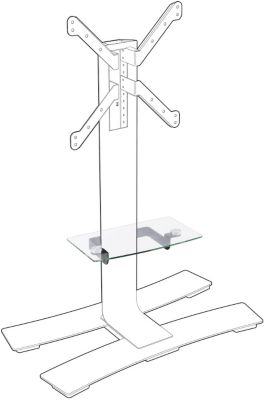 Meuble TV ERARD TABLETTE NOIRE Meuble TV ERARD TABLETTE NOIRE