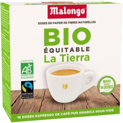 Promo SPRESSO MALONGO dosettes de café 123 chez Carrefour Market
