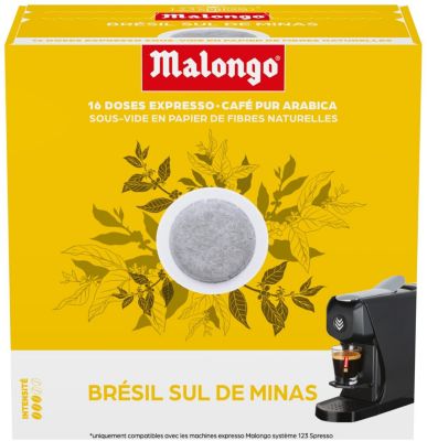Dosette MALONGO 123 spresso Brésil x16