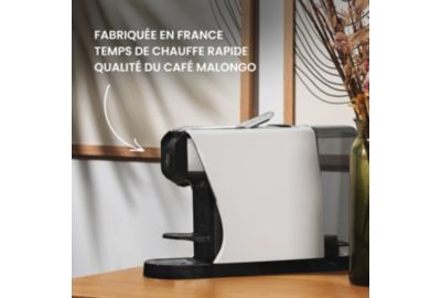 Cafetière à dosette MALONGO EOH BLANC MAT