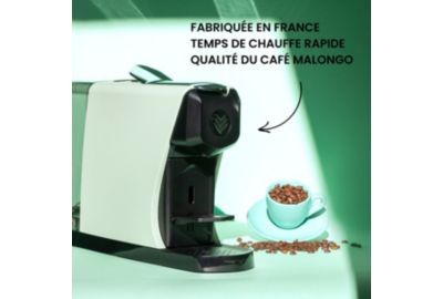 Cafetière à dosette MALONGO EOH VERT TILLEUL PASTEL