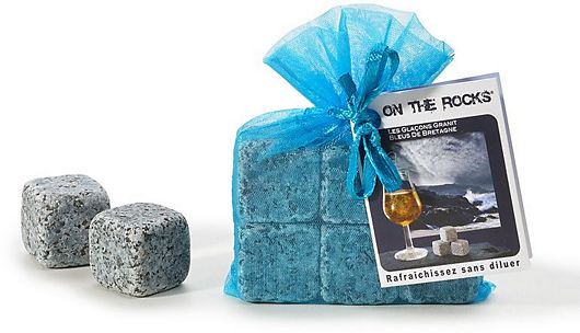 Glaçons Granit Bleu de Bretagne x6 On The Rocks, Pierre a whisky -  , Achat, Vente