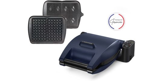 Gaufrier, gaufrette LAGRANGE premium gaufres bleu abysse