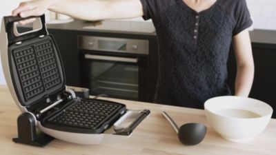 Voir la vidéo pour Gaufrier LAGRANGE premium gaufres bleu abysse G + CM