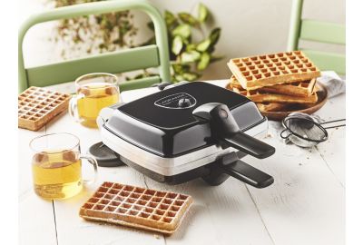 Croque, gaufrier, gaufrette LAGRANGE super 2 antiadhésif noir gaufres +GT+CM