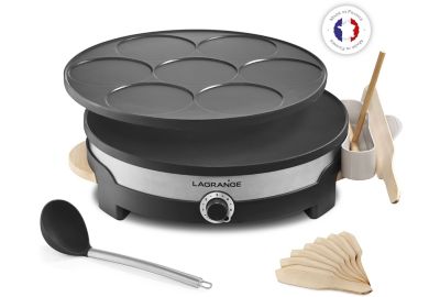 Crêpière LAGRANGE Tradi duo Grande crepe+mini crepes 10901