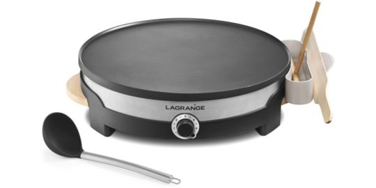 Crêpière LAGRANGE Tradi duo Grande crepe+mini crepes 10901