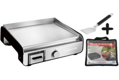 Plancha LAGRANGE 219012 PRO Noir avec housse
