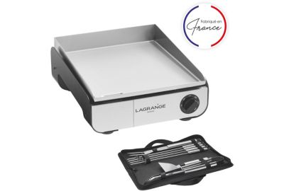 Plancha électrique LAGRANGE Plancha Pro 35S noir + Kit Access 219211