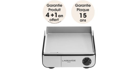 Plancha électrique LAGRANGE Plancha Pro 35S noir + Kit Access 219211