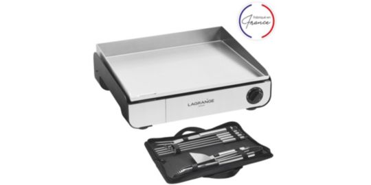 Plancha électrique LAGRANGE Plancha Pro 50M noir + Kit Access 219311