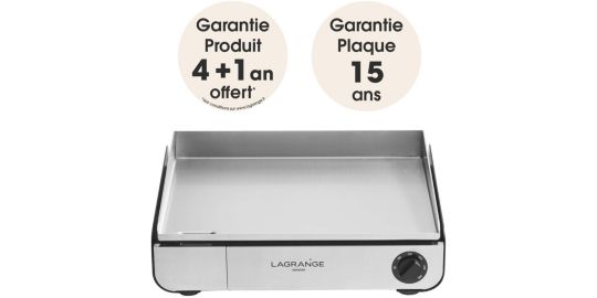Plancha électrique LAGRANGE Plancha Pro 50M noir + Kit Access 219311