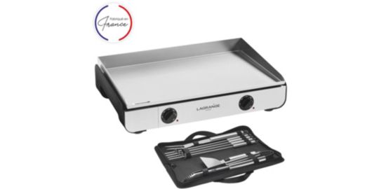 Plancha électrique LAGRANGE Plancha Pro 65L noir + Kit Access 219411