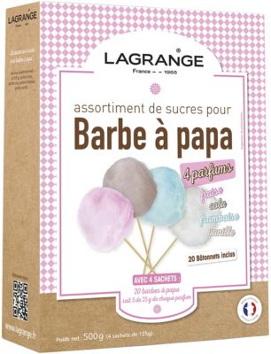 Sucre LAGRANGE Assortiment sucres Barbe à papa 380000