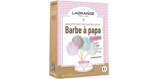 Sucre LAGRANGE Assortiment sucres Barbe à papa 380000