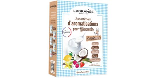 Préparation LAGRANGE 5 aromes pour yaourt 450g