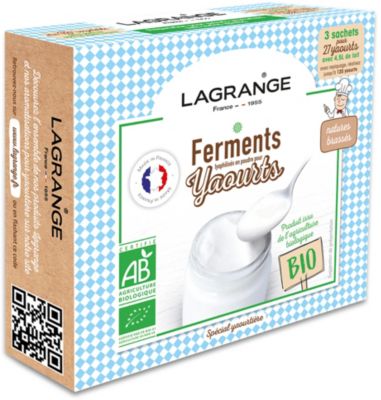 Ferment lactique LAGRANGE BIO nature pour yaourts