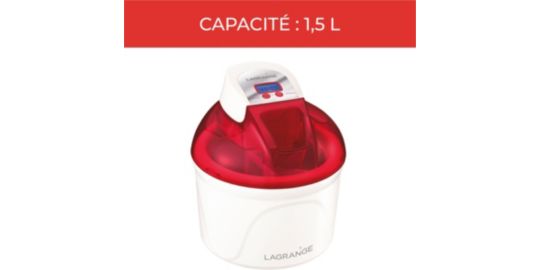Sorbetière LAGRANGE 409005 cerise