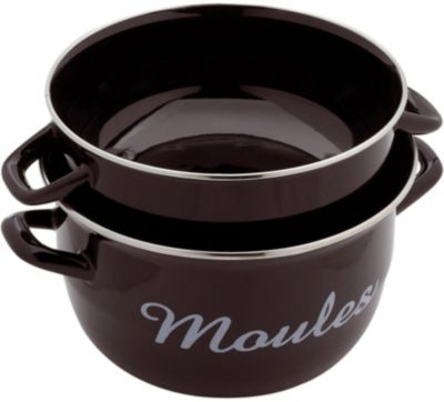 Marmite BAUMALU à moules diam 18cm noir avec inscription