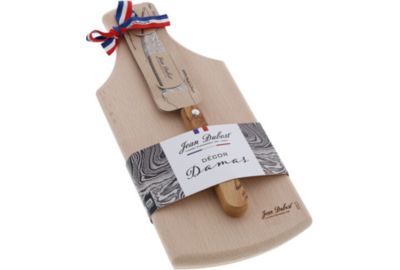 Planche à découper JEAN DUBOST apéritf en hetre + couteau olivier