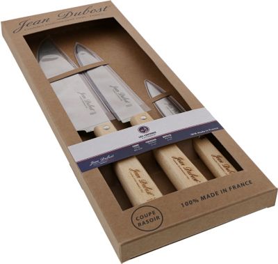Set de couteaux DUBOST a la francaise x3 hetre grand model