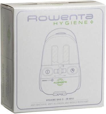 Boîte de 4 sacs d'hygiène + Silence Force pour aspirateur Rowenta