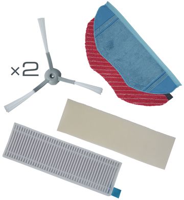 Kit d'entretien filtre mousse + 2 lingettes microfibres + cartouche anti- calcaire pour aspirateurs Clean & Steam Rowenta, Réf: H411892, Entretien  des sols, Aspirateur