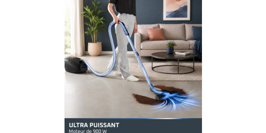 Aspirateur avec sac ROWENTA Silence Force 7 RO4934E0 - éco-conçu - 900W - 69 dB - filtre HEPA - fabriqué en France