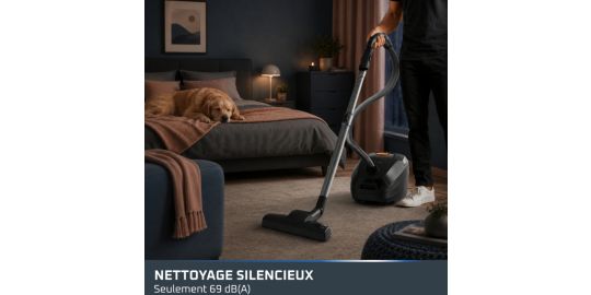 Aspirateur avec sac ROWENTA Silence Force 7 RO4934E0 - éco-conçu - 900W - 69 dB - filtre HEPA - fabriqué en France