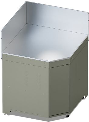 Meuble de cuisine extérieure ENO MODULO Angle-Sauge