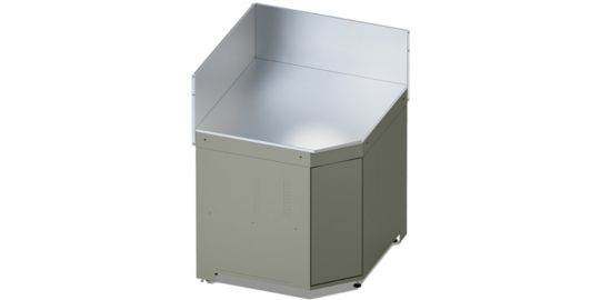 Meuble de cuisine extérieure ENO MODULO Angle-Sauge