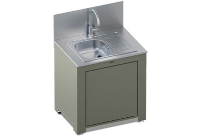 Meuble de cuisine extérieure ENO MODULO Évier-Sauge