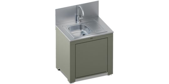 Meuble de cuisine extérieure ENO MODULO Évier-Sauge